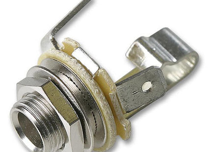 6.35mm (1/4") Neutrik NYS229 Open Mono Panel Jack Socket