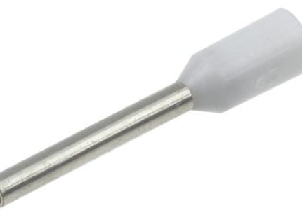 Bootlace Ferrules White Pack of 100