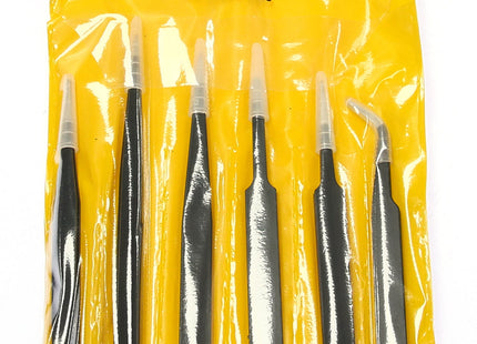 Set of 6 ESD Anti-Static Tweezers
