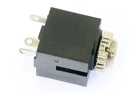 PJ-301CM Stereo 3.5mm Jack Socket with Knurled Nut