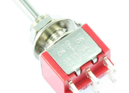 DPDT on/off/on Miniature Toggle Switch