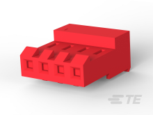 MOTM IDC Cable Connector MTA-156 4-Pin 22-AWG Red