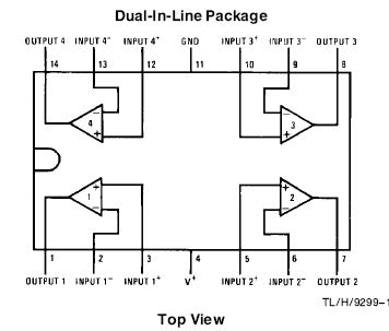 Quad Op-Amp LM324N