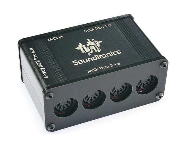 MIDI Thru Box 6-Way UK (Splitter)