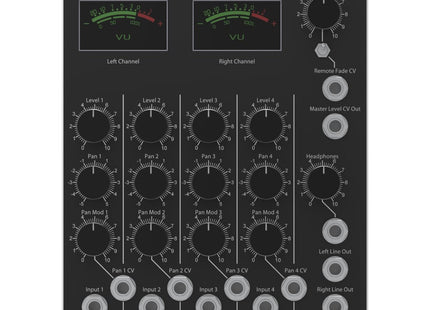 Panning Mixer 137 MOTM Assembled