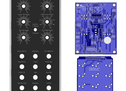 VCO 101 MOTM Panel & PCBs