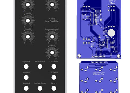 LP VCF 110 MOTM Panel & PCBs