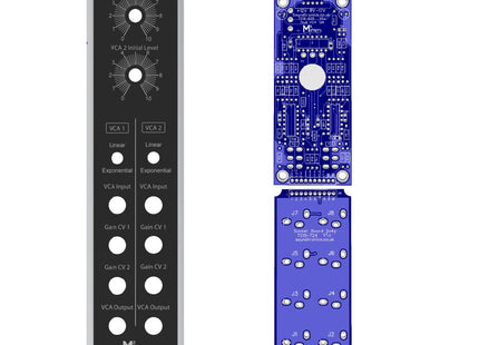 Dual VCA 126 MOTM Panel & PCBs
