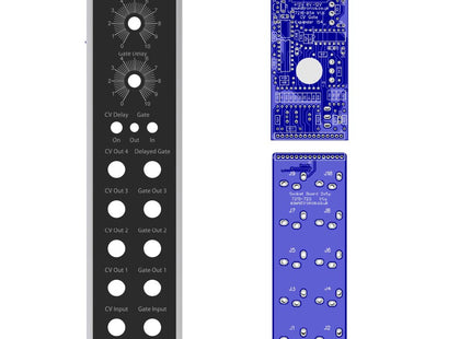 CV & Gate Expander 154 MOTM Panel & PCBs