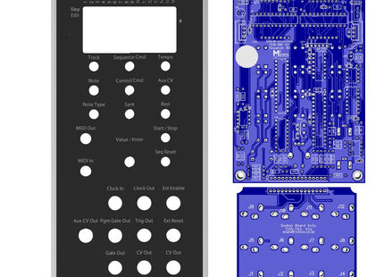 Programmable Sequencer 192 MOTM Panel & PCBs