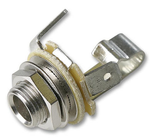 6.35mm (1/4") Neutrik NYS229 Open Mono Panel Jack Socket