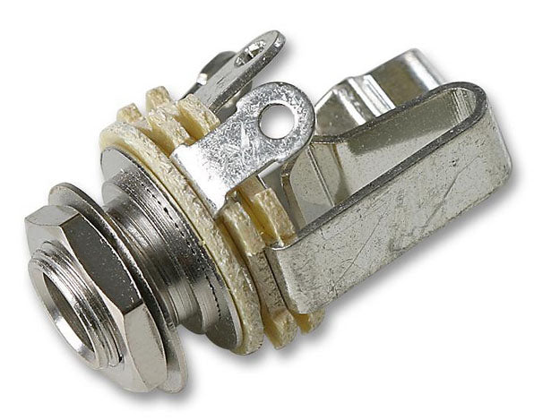 6.35mm (1/4") Neutrik NYS230 Open Stereo Panel Jack Socket