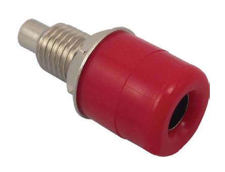 4mm 16A Socket Red (PCB Mount)