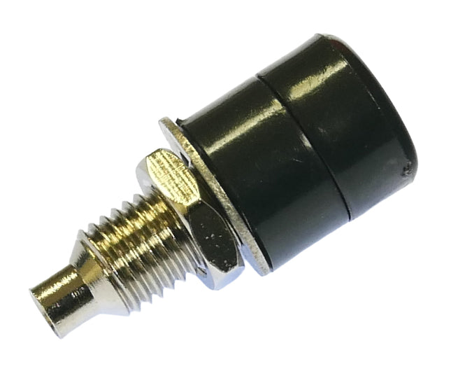 4mm 16A Socket Black (PCB Mount)