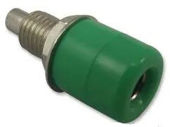 4mm 16A Socket Green (PCB Mount)