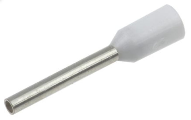 Bootlace Ferrules White Pack of 100