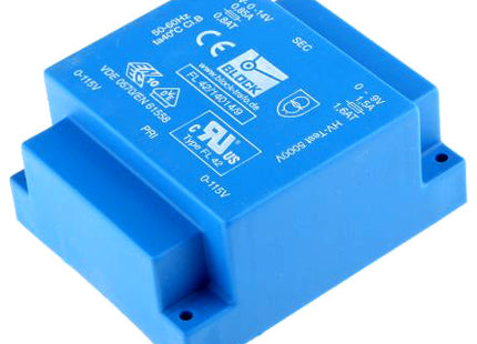 Block Transformer 42VA 0-12V 0-12V