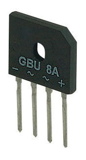 Bridge Rectifier Glass Passivated Inline 8A 400V GBU8G