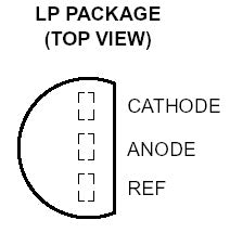 Voltage Reference, 2.5-36V, Shunt Regulator, TL431CLP