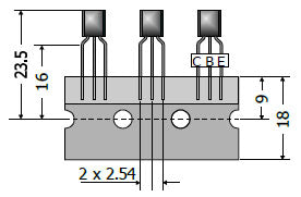 2N3904 Transistor NPN TO-92 60V, 200mA, 625mW, Hobby Pack of 50