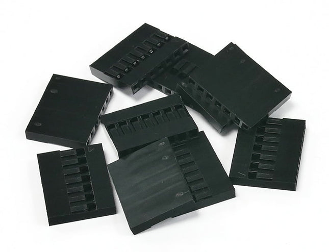 Pack of 10, 7-way Crimp Housings for Pre-Crimped Wires 