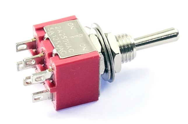 Soundtronics DPDT Centre Off Miniature Toggle Switch