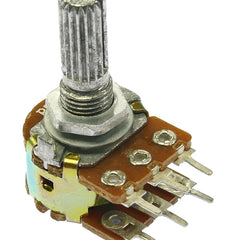 Makertronics Long Shaft Dual Gang (Stereo) Linear 10k Potentiometer