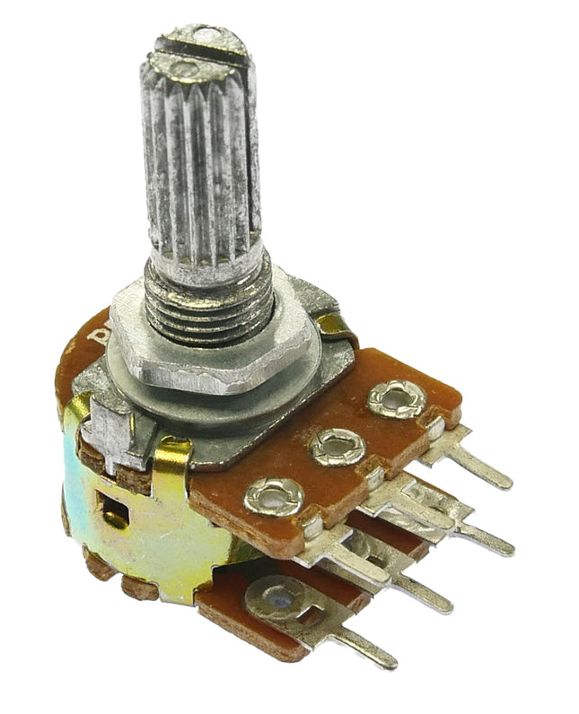 Makertronics Long Shaft Dual Gang (Stereo) Linear 10k Potentiometer