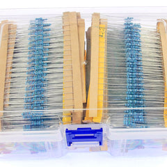 Box of 2600 1% 0.25W Metal Film Resistor, 20 each of 130 Values