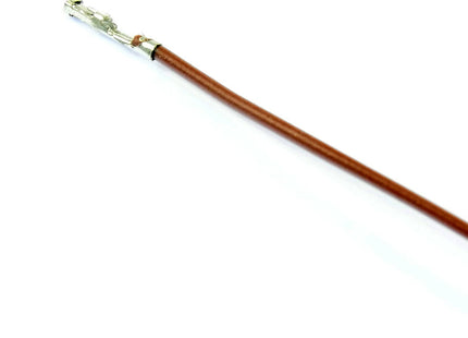 Pre-Crimped F-F 10cm Wire Brown