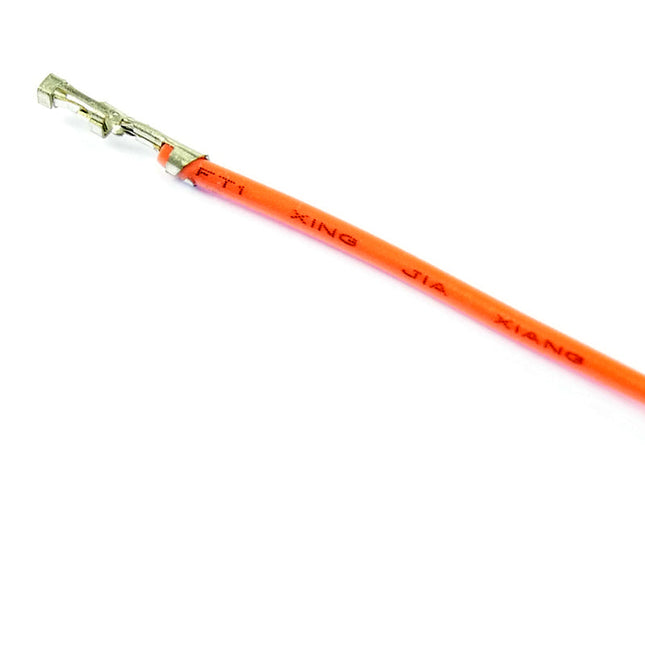 Pre-Crimped F-F 10cm Wire Orange