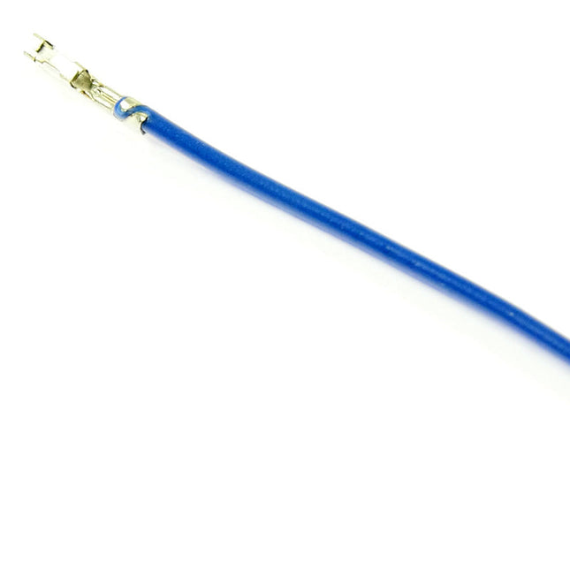 Pre-Crimped F-F 10cm Wire Blue