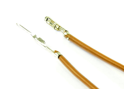 Pre-Crimped F-M 15cm Wire Brown