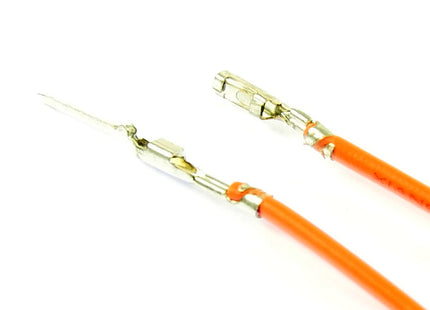 Pre-Crimped F-M 15cm Wire Orange