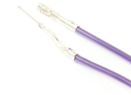 Pre-Crimped F-M 15cm Wire Violet