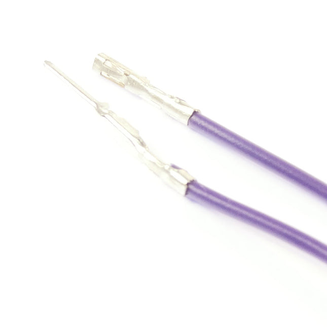 Pre-Crimped F-M 15cm Wire Violet