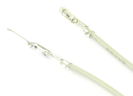 Pre-Crimped F-M 20cm Wire Grey