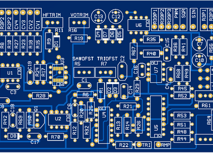 MFOS VCO Synth Module Bare PCB