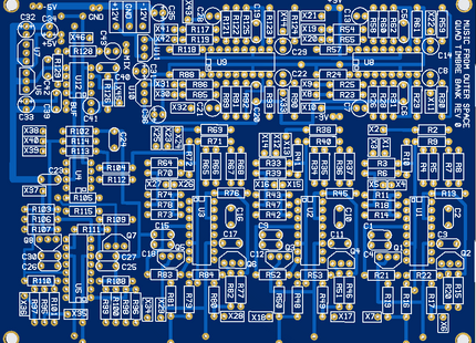 MFOS Quad Timbre Bank Bare PCB