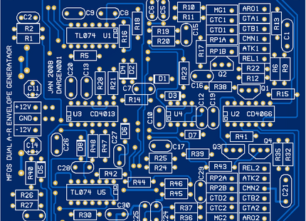 MFOS Dual AR Synth Module Bare PCB