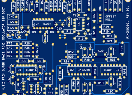 MFOS Ring Modulator Synth Module Bare PCB