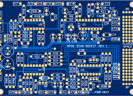MFOS Echo Rockit Noise Box Bare PCB