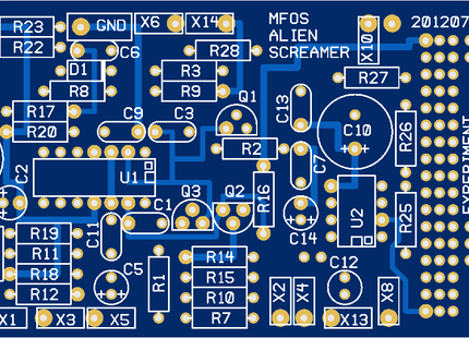 MFOS Alien Screamer Bare PCB