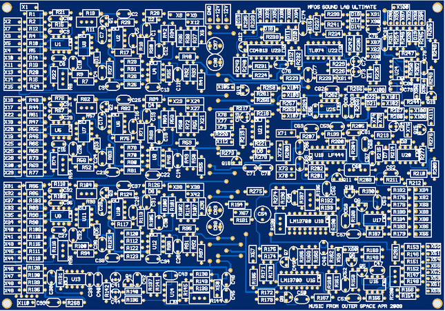 MFOS Sound Lab Ultimate Bare PCB