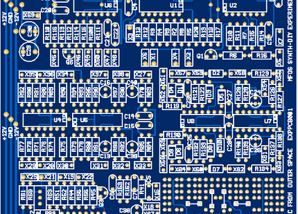 MFOS Synth-DIY Experimenter Bare PCB