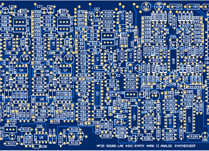 MFOS Sound Lab Mini Synth Mk II Bare PCB