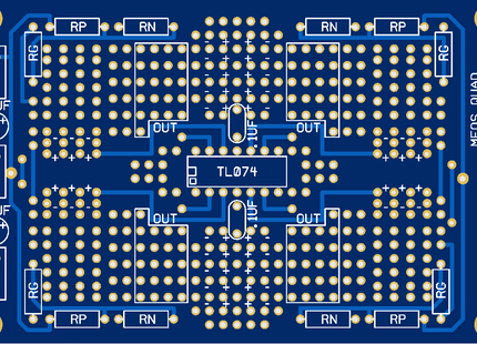 MFOS Swiss OpAmp Knife Bare PCB (Pack of 3)