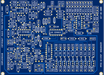 MFOS 10 Step Sequencer PCB