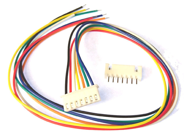 7-Way JST XH 300mm Cable Assembly & Male Connector