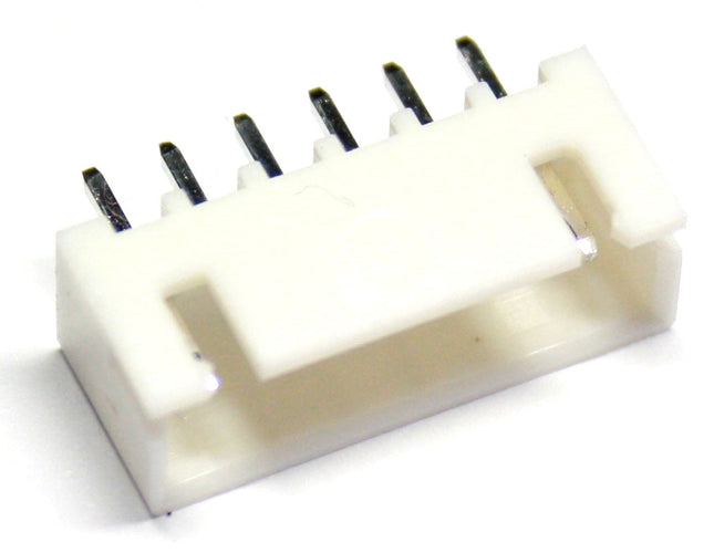 6-Way JST Style XH PCB Male Socket